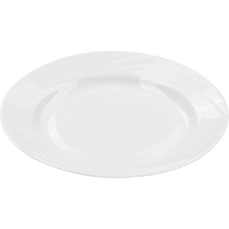 Тарелка мелкая «Голубка»; фарфор; D=24см; белый