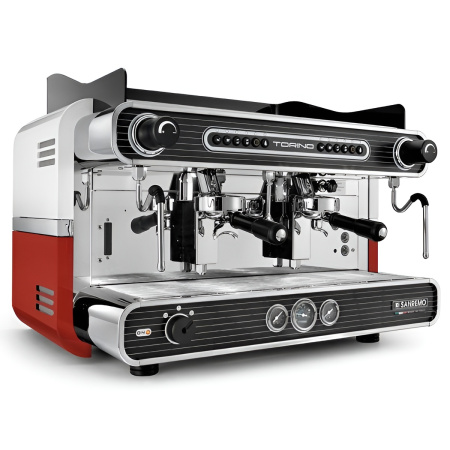 Кофемашина Sanremo Torino SED 2GR красный