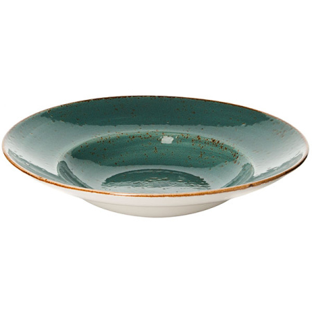 Тарелка для пасты «Крафт»; фарфор; 320мл; D=27,H=5см; синий