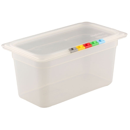 Гастроемкость (1/3); полипроп.; 5.1л; H=15,L=32.5,B=17.6см; прозр.