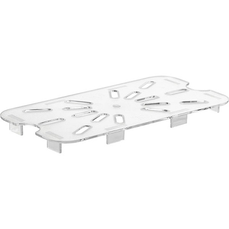 Полка дренаж. для гастр-ти 1/4; поликарбонат; H=10,L=20.5,B=11см; прозр.