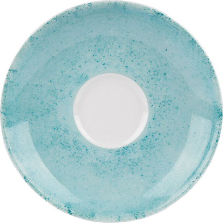 Блюдце с декором Lubiana Аида диаметр 12 см бирюзовый