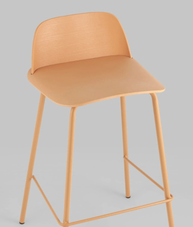 Стул полубарный Mist желтый