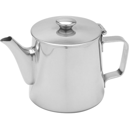 Чайник; сталь нерж.; 350мл; D=6.7,H=11,L=14.1,B=7.7см; металлич.