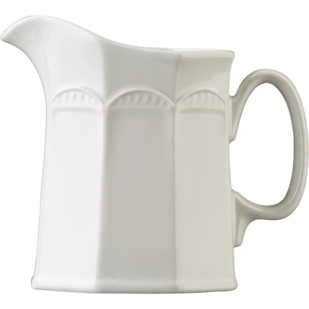 Молочник; фарфор; 285мл; белый