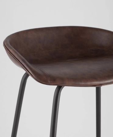Стул барный Beetle Lite PU коричневый