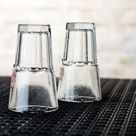 Коврик барный APS 330х330 мм черный