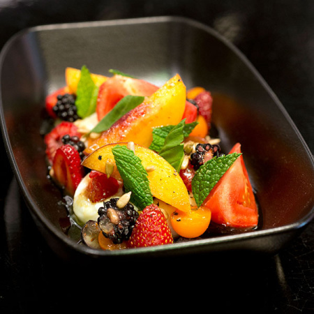 Блюдо прямоуг.глубокое; фарфор; H=3.5,L=19,B=13см; черный