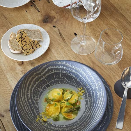 Блюдце для стакана 80мл «Арборесценс»; фарфор; D=14см; слон.кость