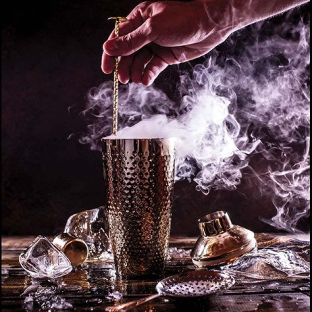 Ложка барная Probar 26 см с мадлером позолоченная