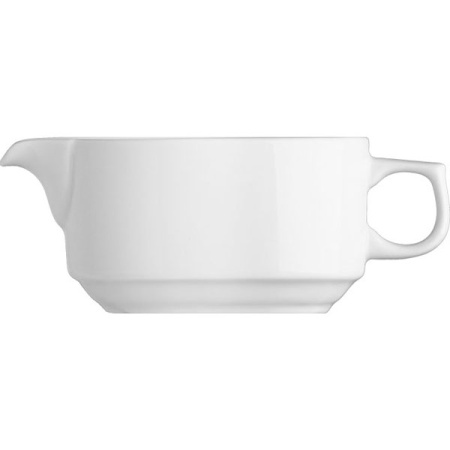 Соусник «Прага»; фарфор; 100мл; H=4.8,L=13,B=6см; белый