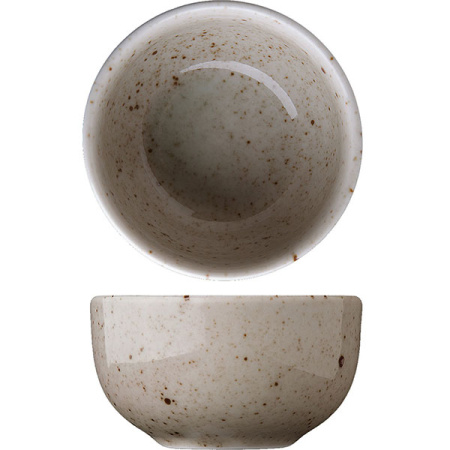 Соусник «Лайфстиль»; фарфор; 90мл; песочн.