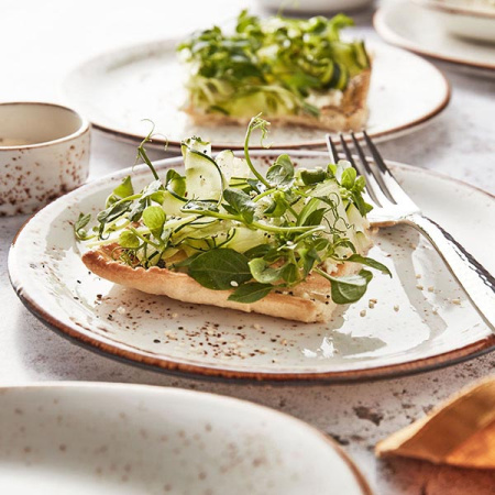 Тарелка мелкая «Крафт»; фарфор; D=28,H=2см; белый