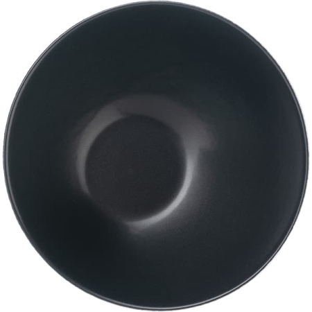 Салатник «Даск»; фарфор; 335мл; D=18,H=8.5см; черный,белый