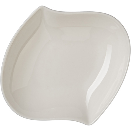 Салатник «Мини Пати»; фарфор; H=3,L=12,B=11см; белый