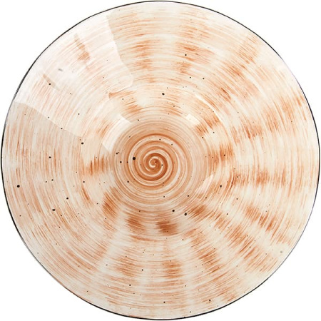 Тарелка для пасты «Пастораль»; фарфор; D=29см; оранжев.