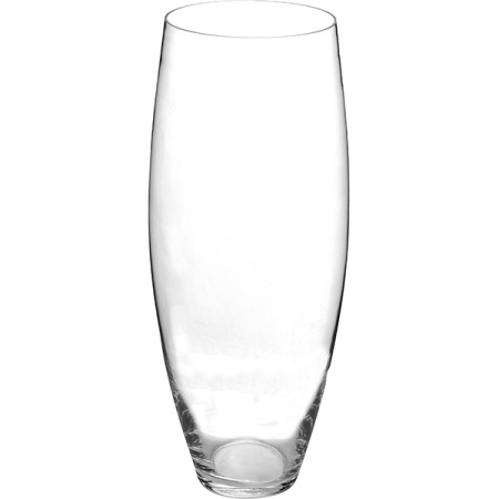 Ваза для цветов; стекло; D=17,H=50см; прозр.