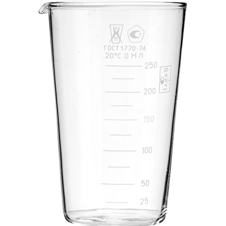 Мензурка мерная ТС ГОСТ-1770-74 HLP-2 250 мл стекло