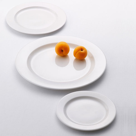 Блюдо круглое «Монако Вайт»; фарфор; D=30см; белый