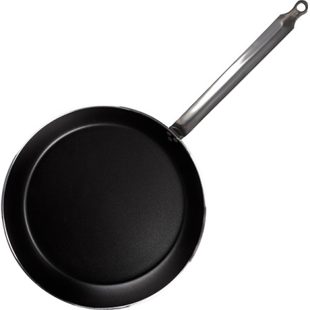 Сковорода с антиприг.покрыт. «Клас Шеф»; алюмин.,тефлон; D=40,H=7,L=72см; синий,черный