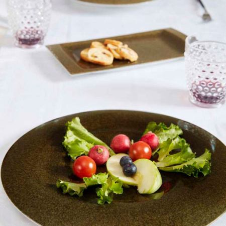 Блюдо для подачи Porvasal Мундо Амазония Д=36 Ш=18 см