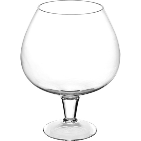 Ваза-Бокал стекло; 7л; D=15.5,H=30см; прозр.