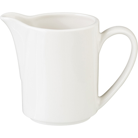 Молочник «Монако Вайт»; фарфор; 295мл; H=11.5,L=14.5,B=6см; белый