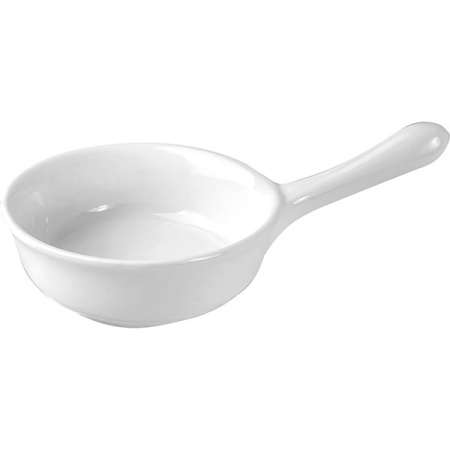 Соусник «Миниатюра»; фарфор; 35мл; D=6,H=2,L=10см; белый