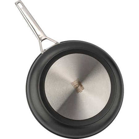 Сковорода; алюм.литой,тефлон; D=32,H=6,L=63см; черный