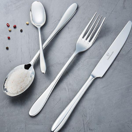 Вилка столовая «Лаццо»; сталь нерж.; L=210/75,B=10мм; металлич.