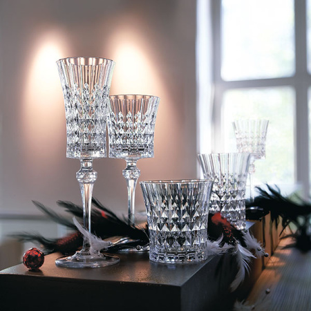 Бокал для вина «Леди Даймонд»; хр.стекло; 270мл; D=88,H=211мм; прозр.