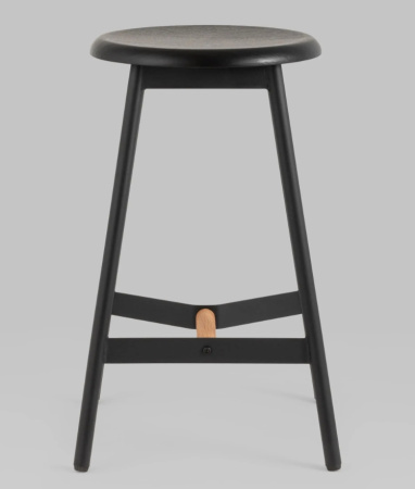 Стул полубарный Knobb черный