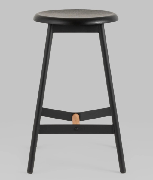 Стул полубарный Knobb черный