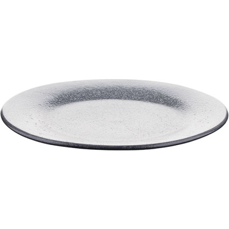 Тарелка «Млечный путь»; фарфор; D=24см; черный