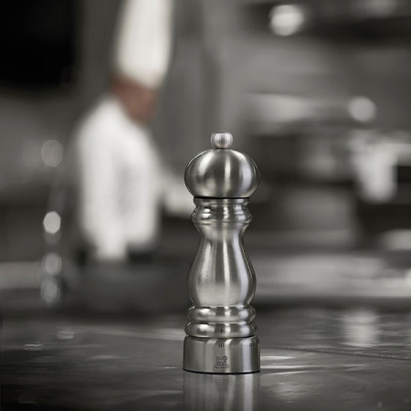 Мельница для перца «Ю Селект» метал.мех.; дерево; D=5.8,H=12см; белый