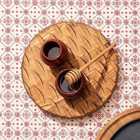 Горшок для запекания «Премиум»; 100мл; коричнев.