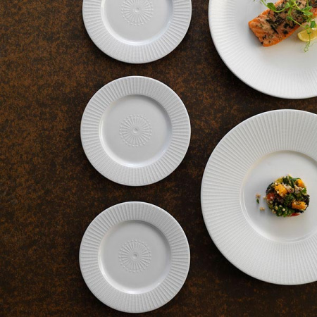 Тарелка мелкая «Уиллоу»; фарфор; D=18.5см; белый