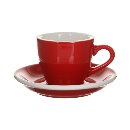 Кофейная пара Loveramics | Лаврамикс Egg 80мл красная