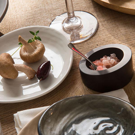 Тарелка «Скейп»; фарфор; L=25,B=20.5см; белый