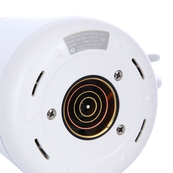 Чайник электрический Timemore Fish Smart, 600мл, белый