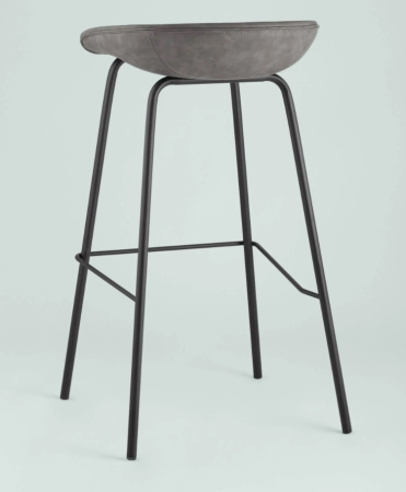 Стул барный Beetle Lite PU серый