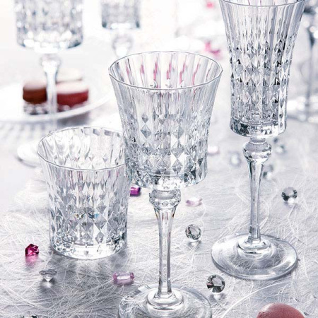 Бокал-флюте «Леди Даймонд»; хр.стекло; 150мл; D=67,H=230мм; прозр.