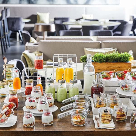 Банка б/крышки «Кватро Стаджони»; стекло; 250мл; D=86,H=93мм; прозр.