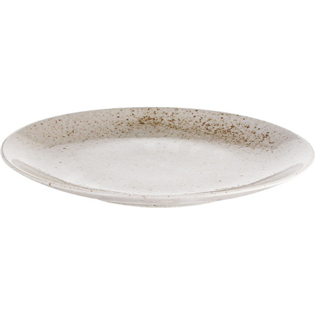 Тарелка мелкая «Лайфстиль»; фарфор; D=24см; песочн.