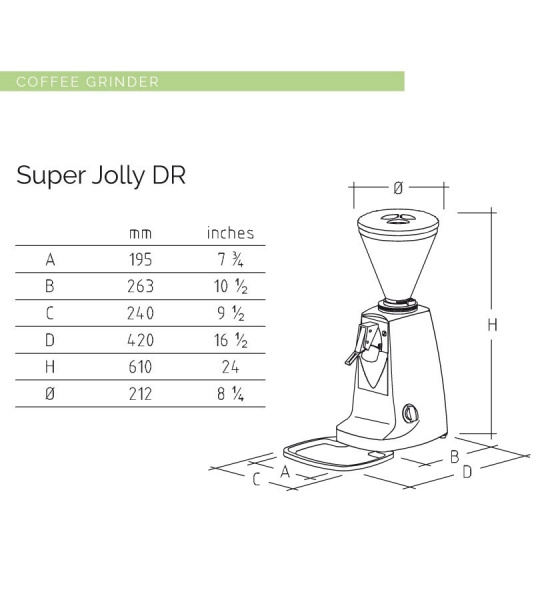 Фото Кофемолка Mazzer Super Jolly for grocery Кофемолка Mazzer Super Jolly for grocery