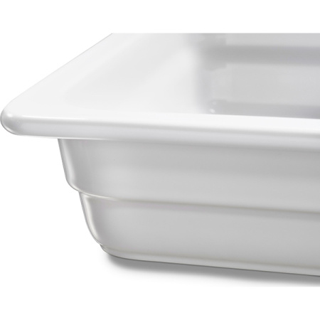 Гастроемкость; фарфор; 7л; H=6.5,L=53,B=32.5см; белый