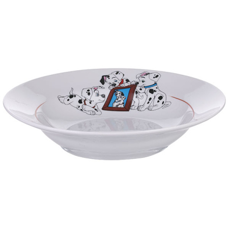 Тарелка глубокая «Далматинцы»; фарфор; 230мл; D=20см
