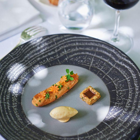 Тарелка мелкая «Арборесценс» цвет-лакрица; фарфор; D=26.5,H=3см