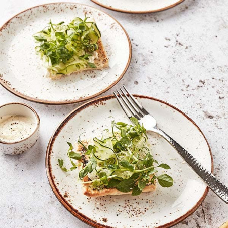 Тарелка мелкая «Крафт»; фарфор; D=28,H=2см; белый