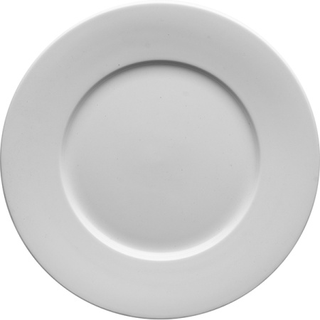 Тарелка с широк.краями «Монако Вайт»; D=25,H=2см; белый